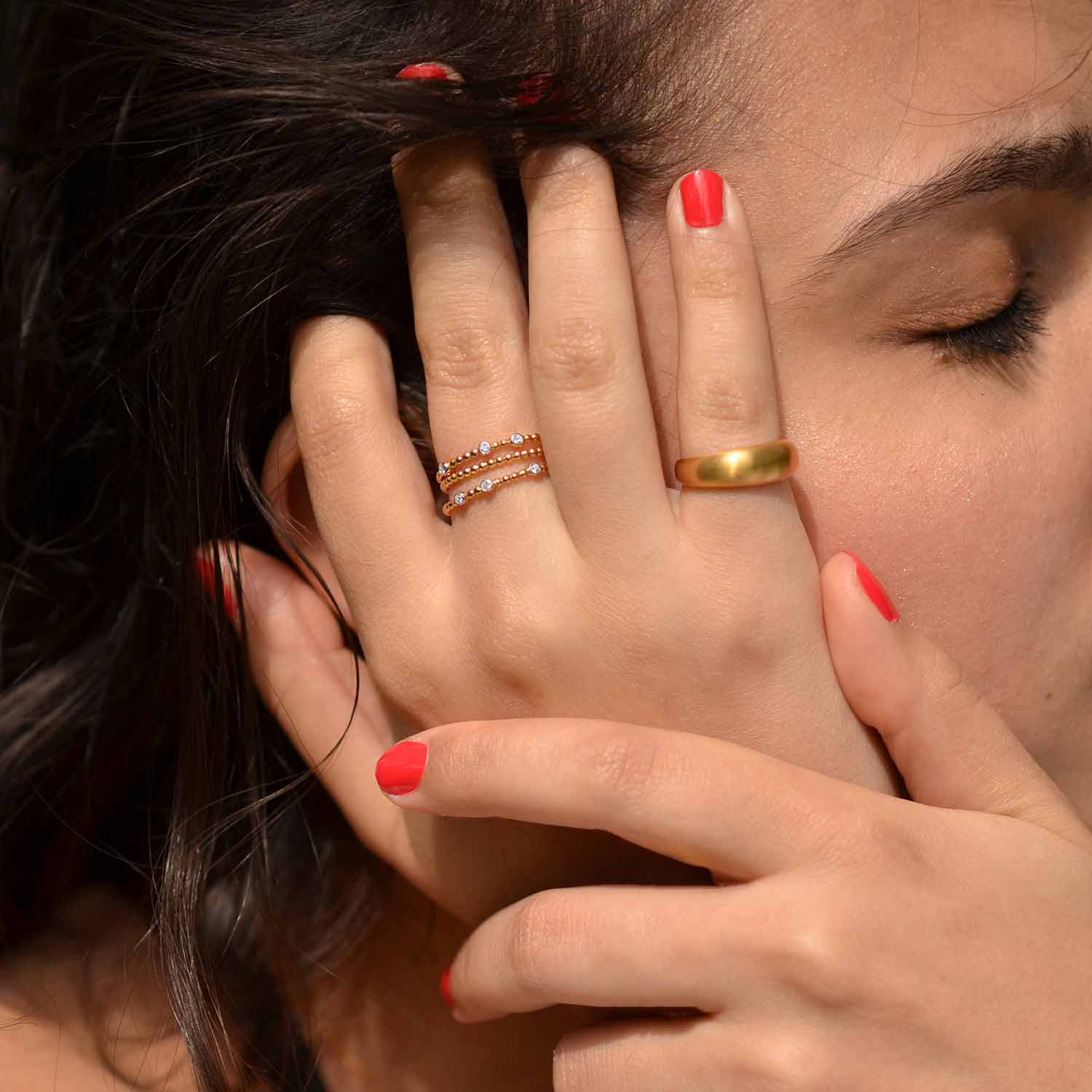 Bague fine Melissa Diamant 6 - Maison Ypaga