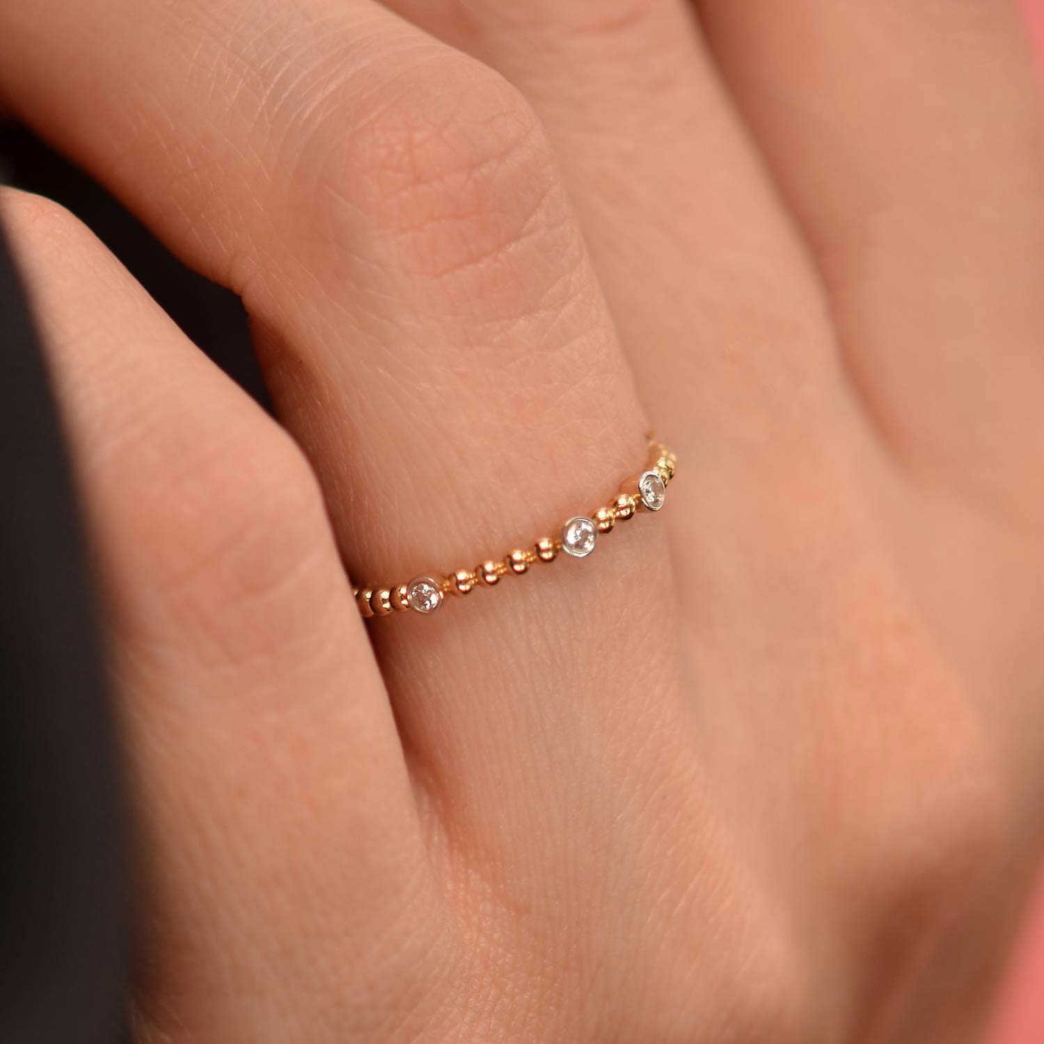 Bague fine Diamant Melissa 2 - Maison Ypaga