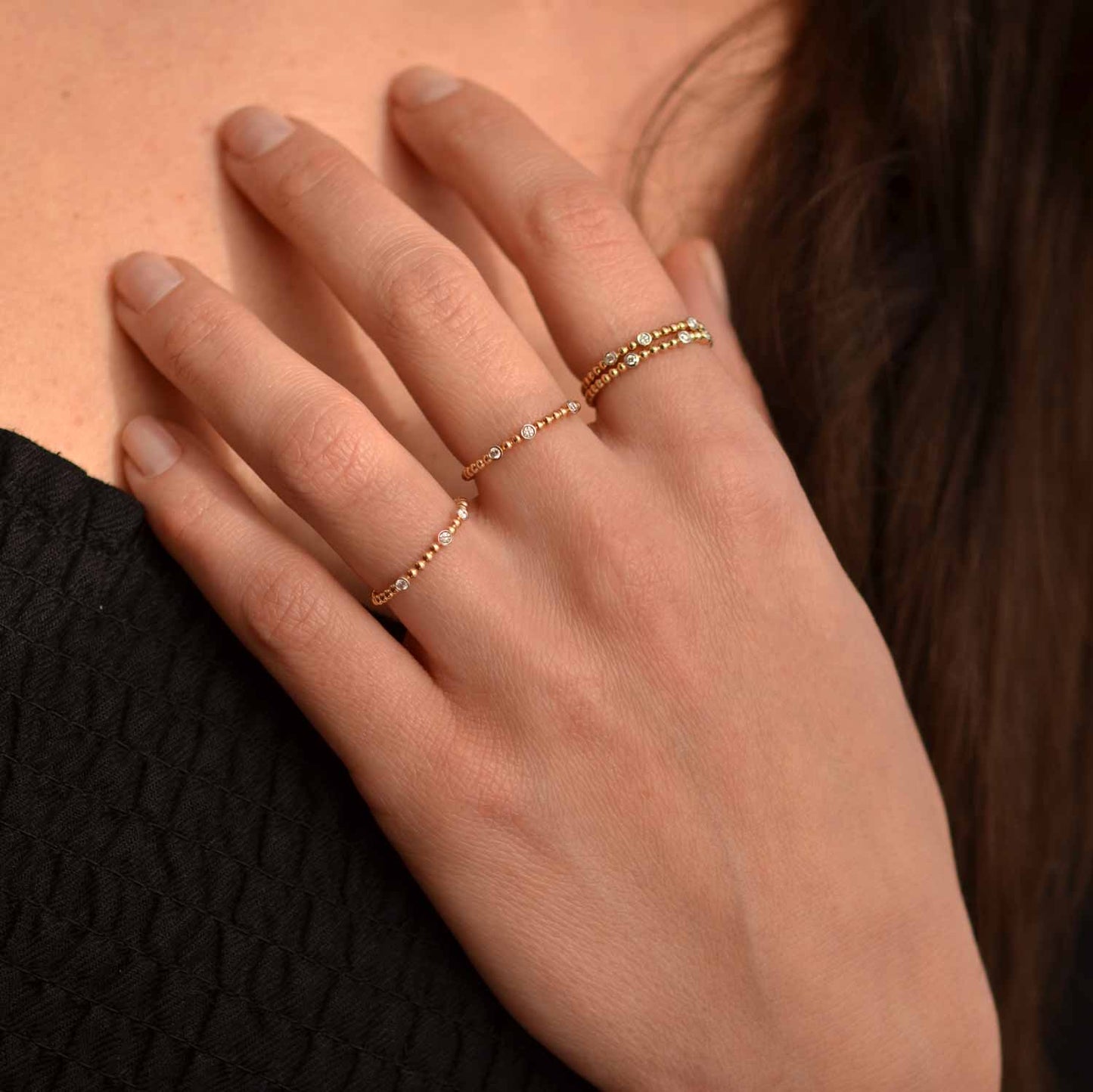 Bague fine Melissa Diamant 7- Maison Ypaga